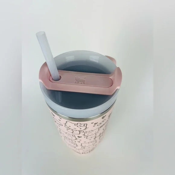 Stanley 40oz Tumbler Pink Bloom Hello Kitty Engraved - Picture 8 of 8